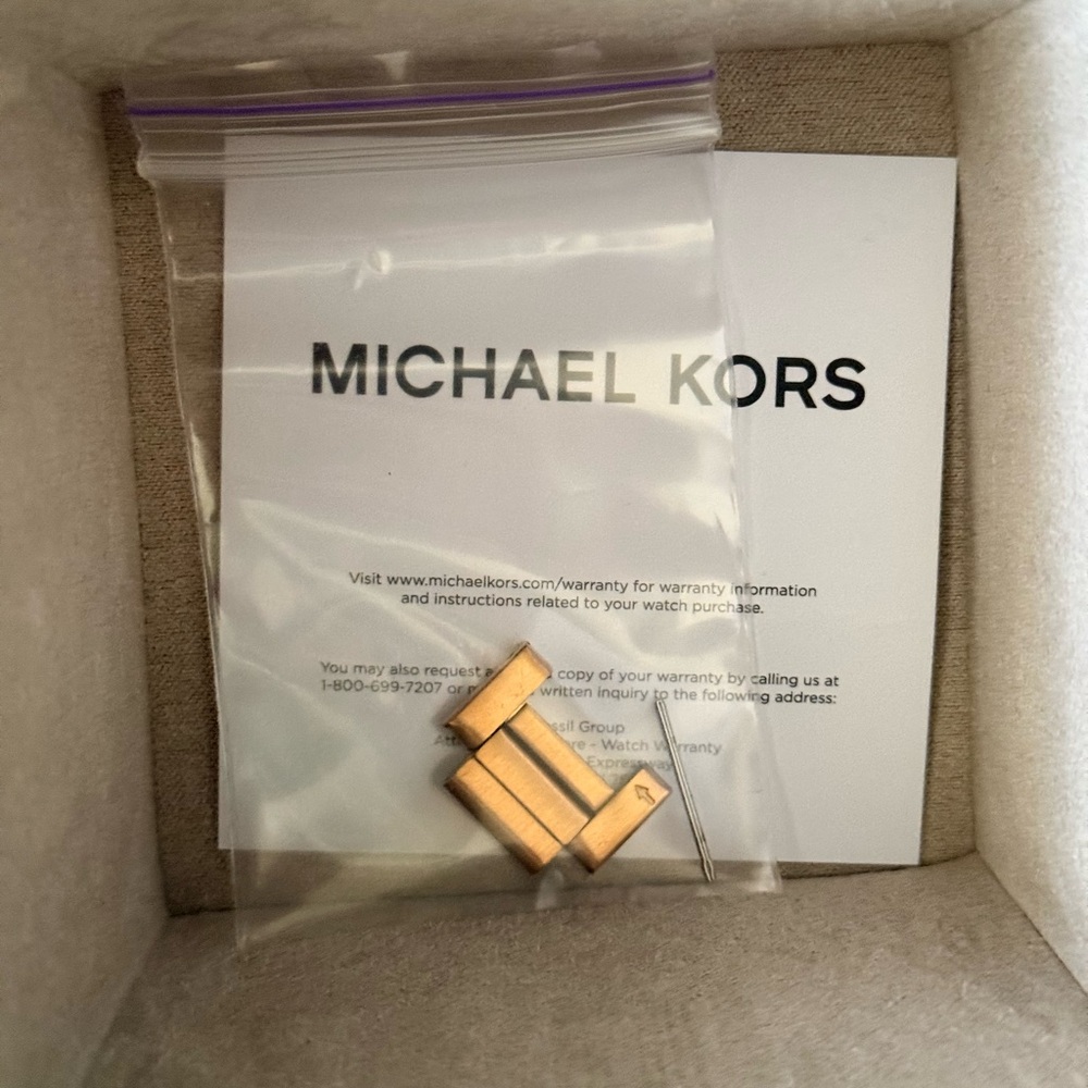 Michael Kors Rose Gold Watch - Crystal Accent - Picture 3 of 8